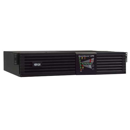 "SmartOnline 120V 3kVA 2.5kW Double-Conversion UPS, 2U Rack/Tower, Extended Run, SNMPWEBCARD Option, USB, DB9 Serial" (tripp_SU3000RTXL2U)