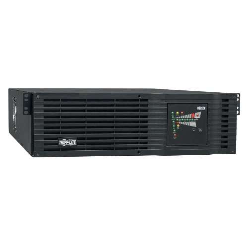 "SmartOnline 120V 3kVA 2.4kW Double-Conversion UPS, 3U Rack/Tower, Extended Runtime, Oversize Batteries, SNMPWEBCARD Option, USB, DB9 Serial, Hardwire" (tripp_SU3000RTXR3UHW)