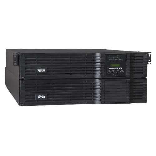 "SmartOnline 208/240 & 120V 8kVA 5.6kW Double-Conversion UPS, 4U Rack/Tower, Extended Run, SNMPWEBCARD Option, USB, DB9, Bypass Switch" (tripp_SU8000RT4U)