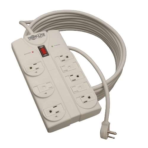 "Protect It! 8-Outlet Surge Protector, 25-ft. Cord, 1440 Joules" (tripp_TLP825)