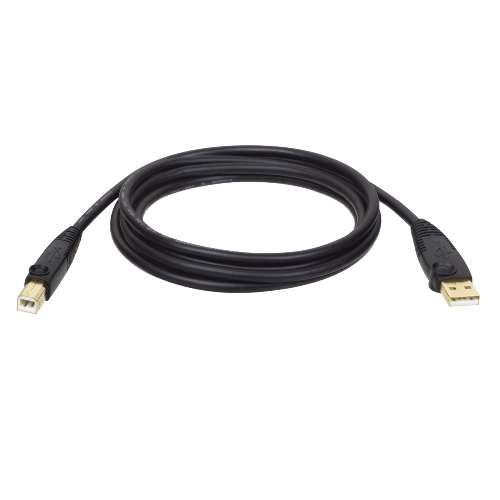 "USB 2.0 Hi-Speed A/B Cable (M/M), 6-ft." (tripp_U022-006)