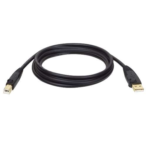 "USB 2.0 Hi-Speed A/B Cable (M/M), 10-ft." (tripp_U022-010)