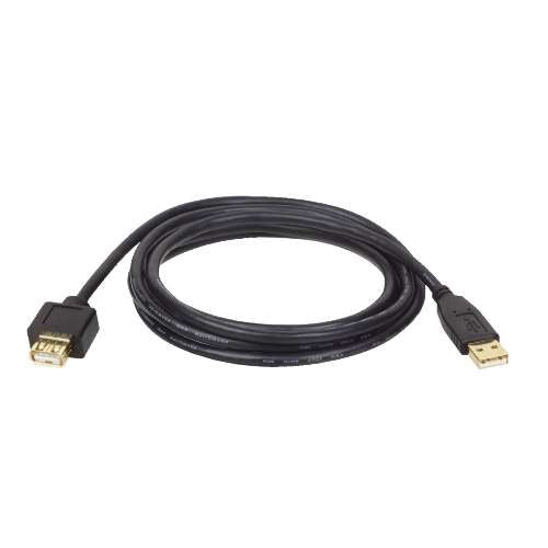 "USB 2.0 Hi-Speed Extension Cable (A M/F), 10-ft." (tripp_U024-010)