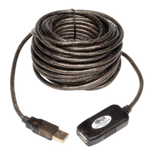 "USB 2.0 Hi-Speed Active Extension Repeater Cable (A M/F), 10M (33-ft.)" (tripp_U026-10M)