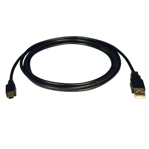 "USB 2.0 Hi-Speed A to Mini-B Cable (A to 5Pin Mini-B M/M), 6-ft." (tripp_U030-006)