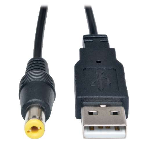 "USB to Type M 5V DC Power Cable, 3-ft." (tripp_U152-003-M)