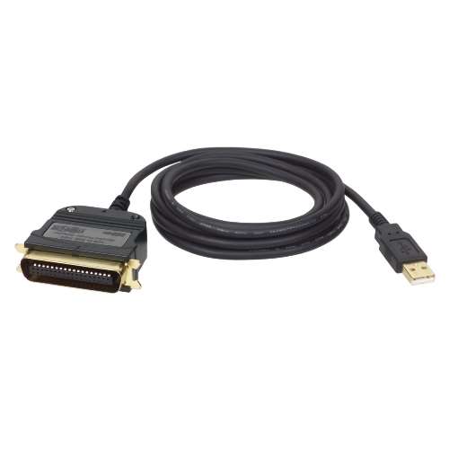 "USB to Parallel Printer Cable (USB-A to Centronics 36 M/M), 6-ft." (tripp_U206-006-R)