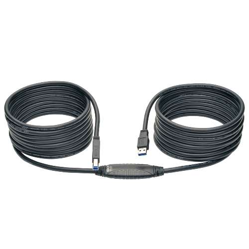 "USB 3.0 SuperSpeed Active Repeater Cable (AB M/M), 25-ft." (tripp_U328-025)