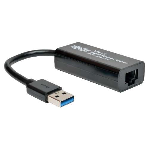 "USB 3.0 SuperSpeed to Gigabit Ethernet NIC Network Adapter, 10/100/1000 Mbps" (tripp_U336-000-R)