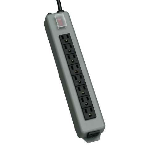 "Waber-by-Tripp Lite 9-Outlet Industrial Power Strip, 15-ft. Cord - Accommodates 1 Transformer" (tripp_UL17CB-15)