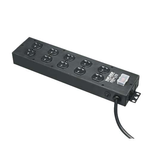 "Waber-by-Tripp Lite 10-Outlet Industrial Power Strip, 15-ft. Cord, Large Plug Spacing" (tripp_UL800CB-15)