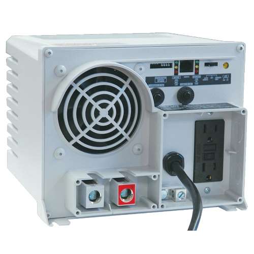 "PowerVerter 120V 750W Utility/Work Truck 12VDC Inverter/Charger, 2-NEMA 5-15R GFCI" (tripp_UT750UL)