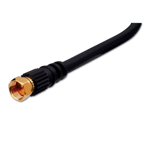 "Vanco FFRG6U6X RG6 &quot;F&quot; Type Plug to &quot;F&quot; Type Plug Coaxial Cable (Black, 6 Feet): Electronics" (FFRG6U6X)